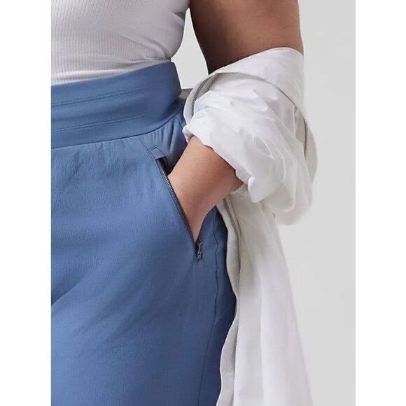 Athleta Trekkie North Joggers Blue size 4 - Picture 3 of 13